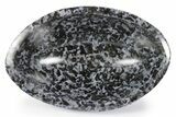 Polished, Indigo Gabbro Bowl - Madagascar #244579-1